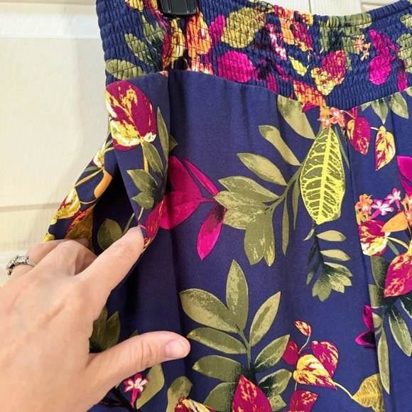 J. Jill Cropped Wide Leg Pull On Pants Women’s size medium - Picture 3 of 10